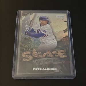 2025 Topps Stadium Club - Savage Sluggers Pete Alonso #SS-14